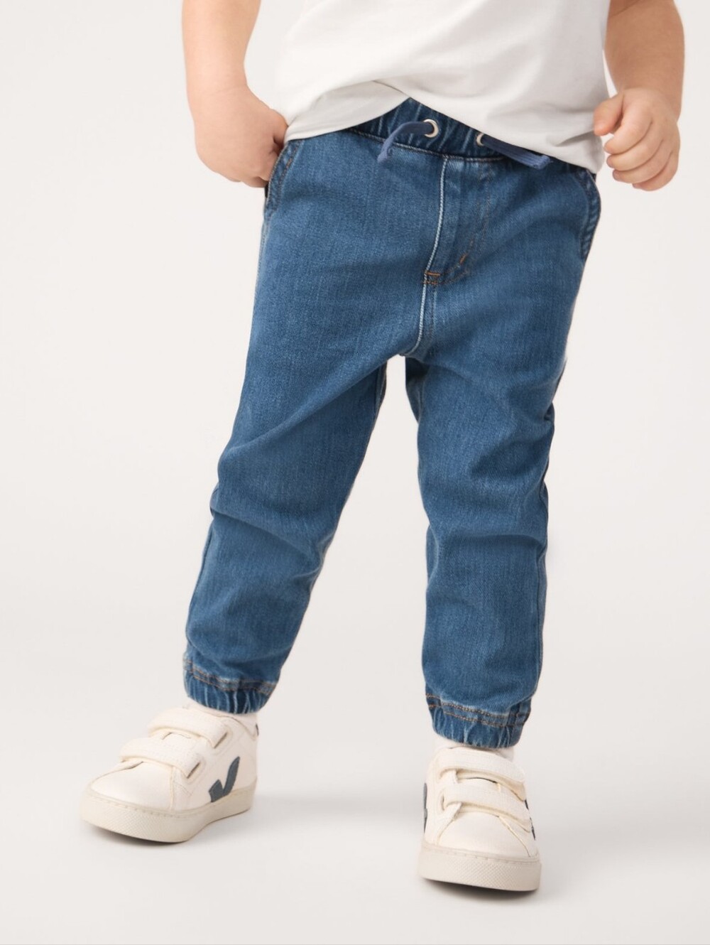 Little Sleepies Play Unisex Midwash Blue Denim Jogger